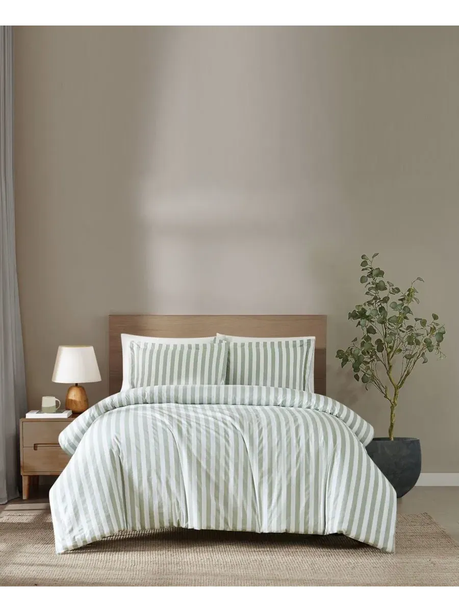 Комплект стеганого одеяла Levi Stripe, 3 предмета, King Brooklyn Loom