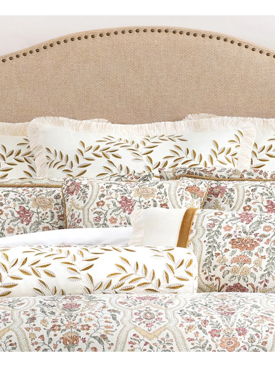 Комплект постельного белья Baroda Floral Rose Tree — изображение 4 из 6, бежевый
