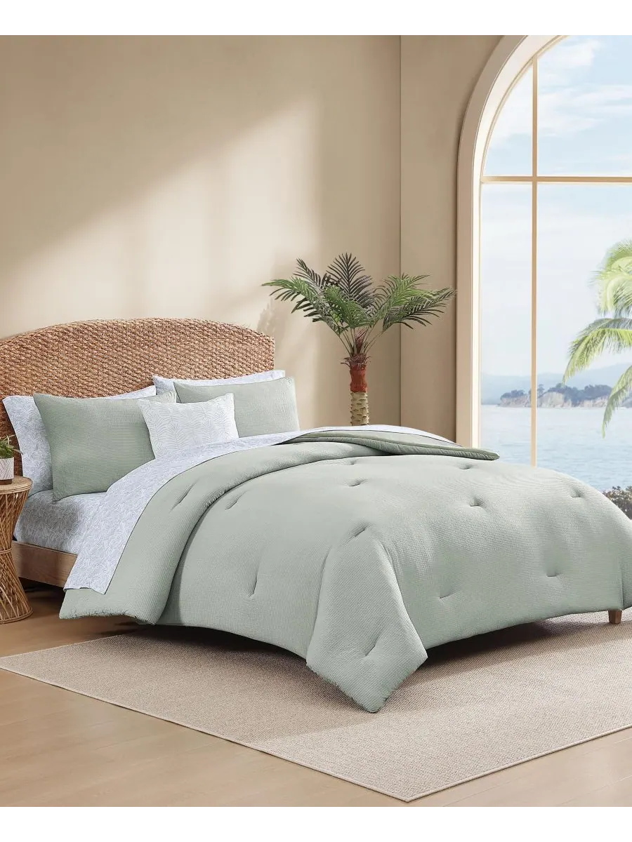 Комплект постельного белья Tommy Bahama из 8 предметов, цвет сирсакер, размер King Tommy Bahama Home — изображение 2 из 9