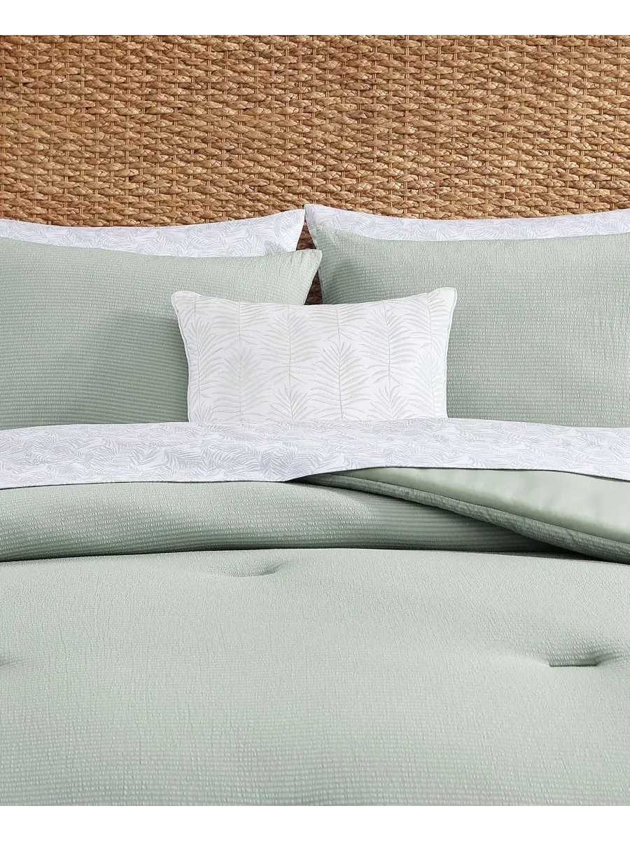 Комплект постельного белья Tommy Bahama из 8 предметов, цвет сирсакер, размер King Tommy Bahama Home — изображение 4 из 9