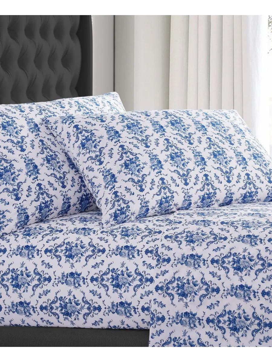Комплект постельного белья из 4 предметов с принтом, размер King ELLE Décor, Flourish — изображение 2 из 8
