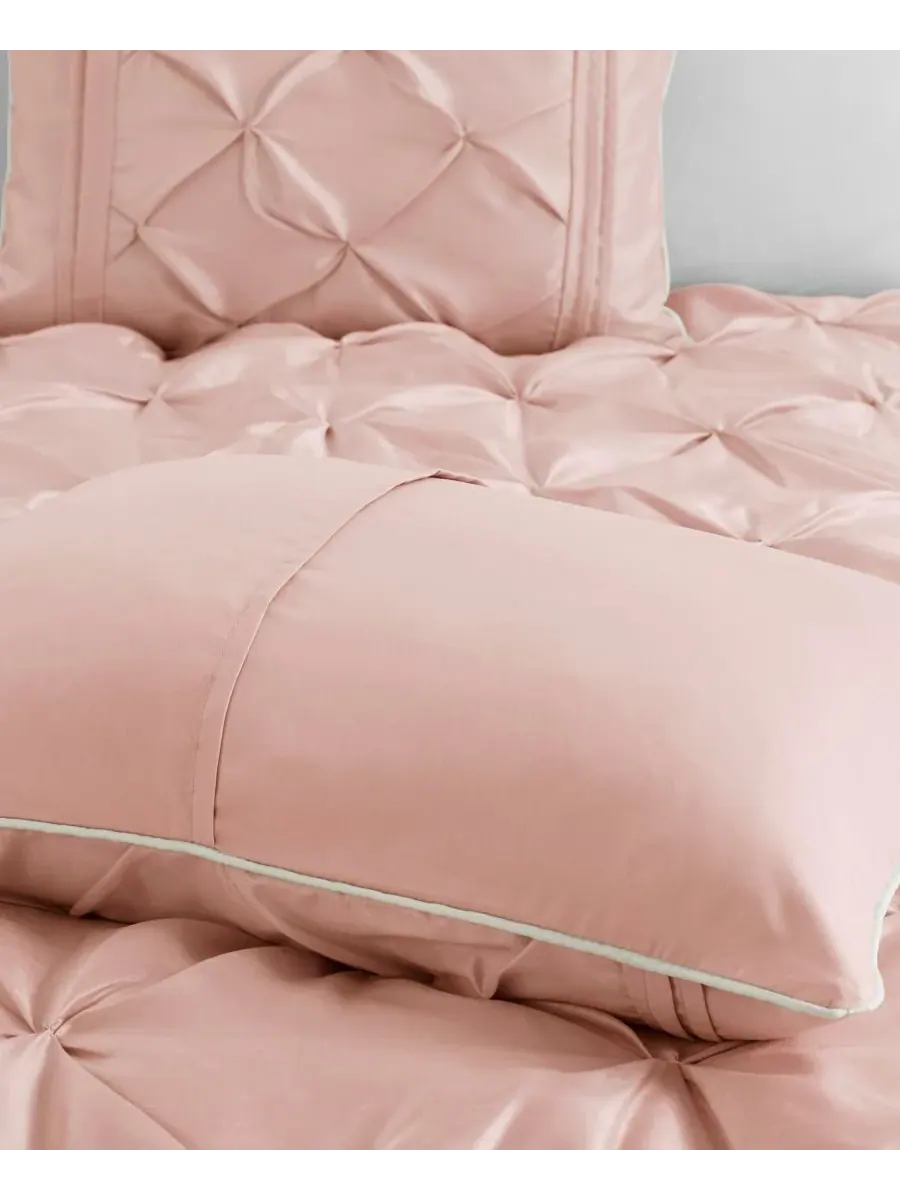Комплект постельного белья Joella, 24 предмета, размер King Madison Park Essentials — изображение 10 из 10, пудровый розовый