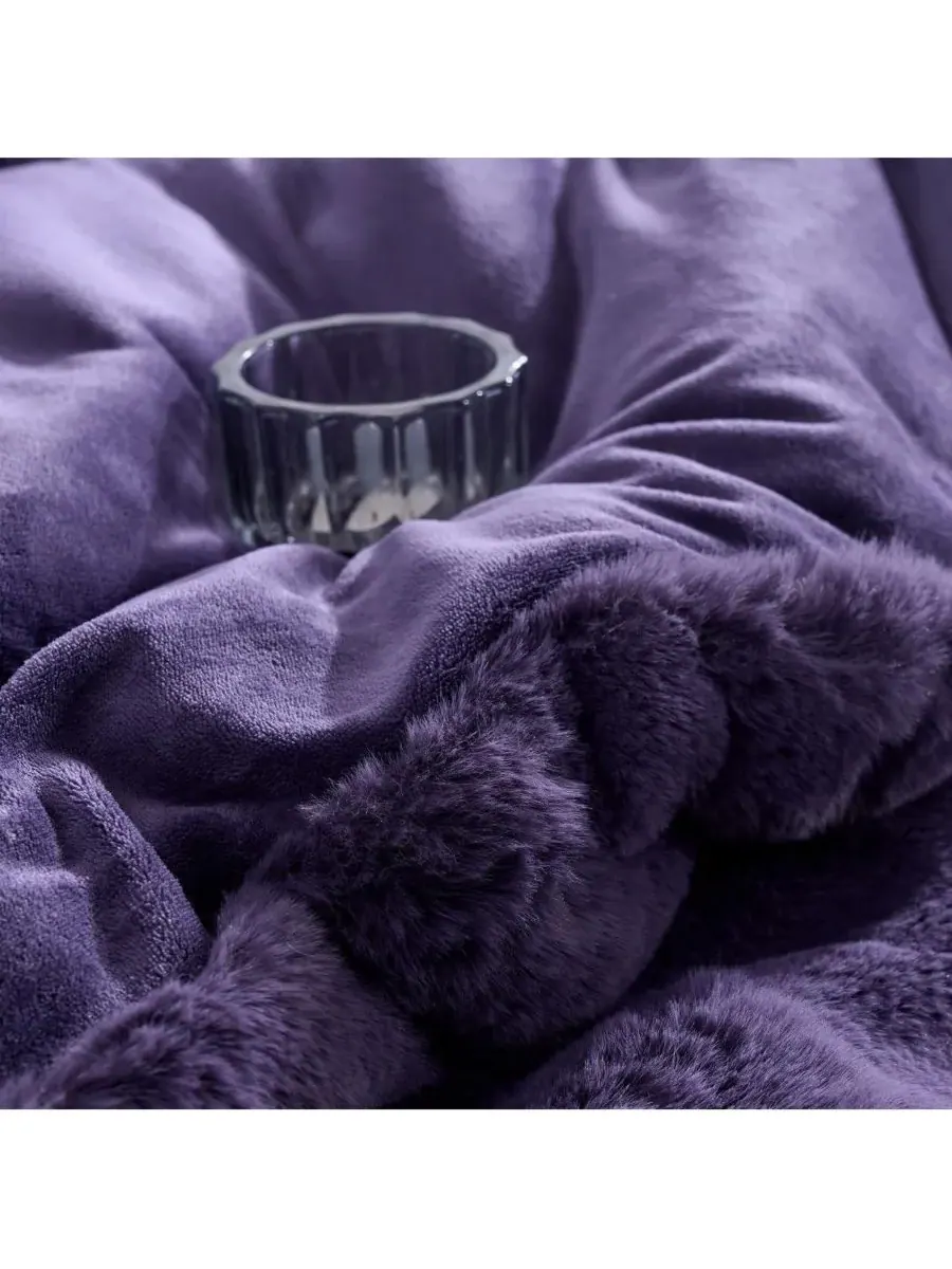Большой комплект постельного белья «Снежный гигант» Coma Inducer, фиолетовый, размер Twin XL — изображение 4 из 4