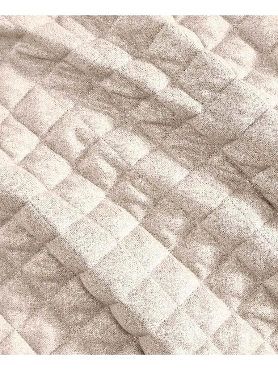Стеганое покрывало Harlan Herringbone, 3 предмета, King Riverbrook Home — изображение 3 из 6, бежевый