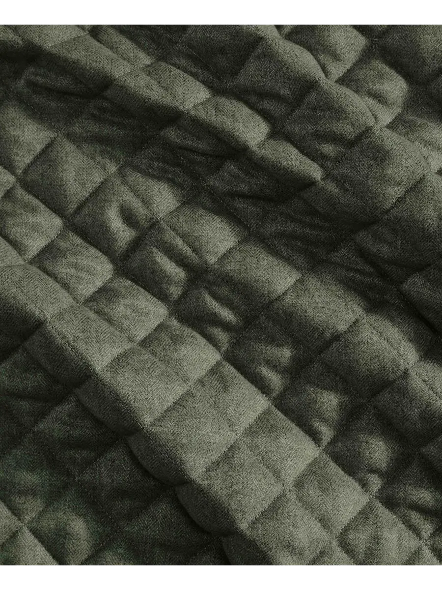 Покрывало Harlan Herringbone 3-предметный комплект, King Riverbrook Home — изображение 3 из 6, зеленый
