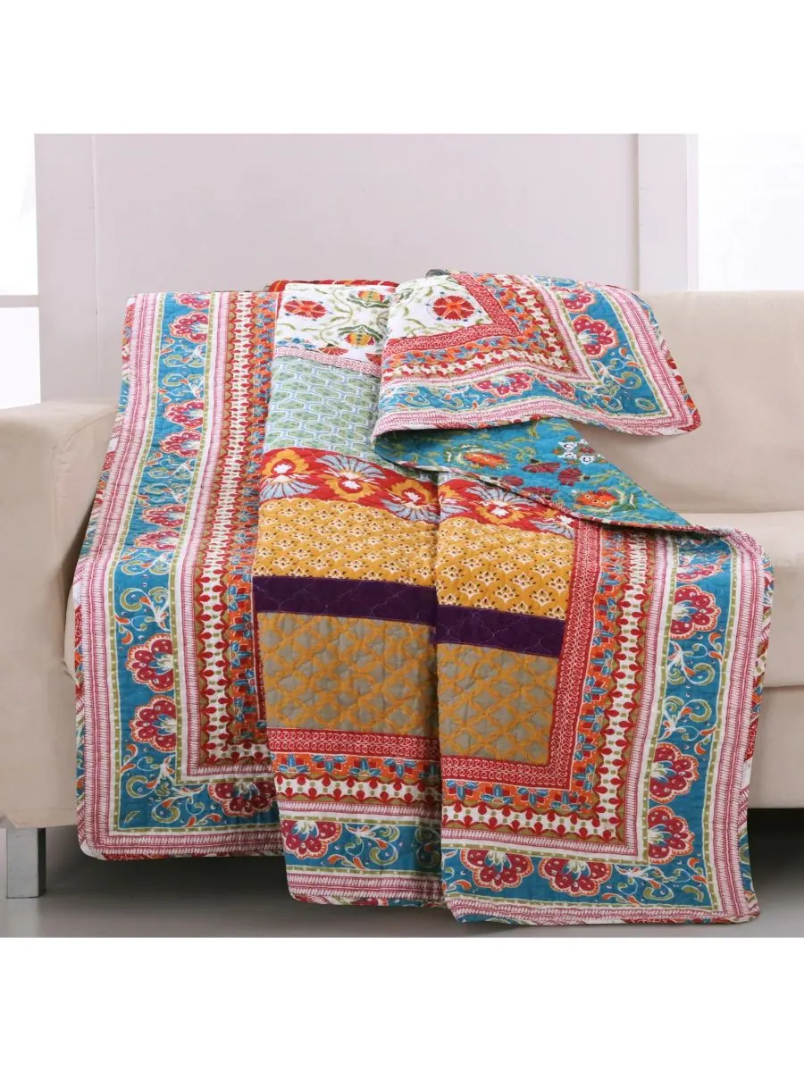 Плед «Талия», 50 x 60 дюймов Greenland Home Fashions — изображение 2 из 5, мульти