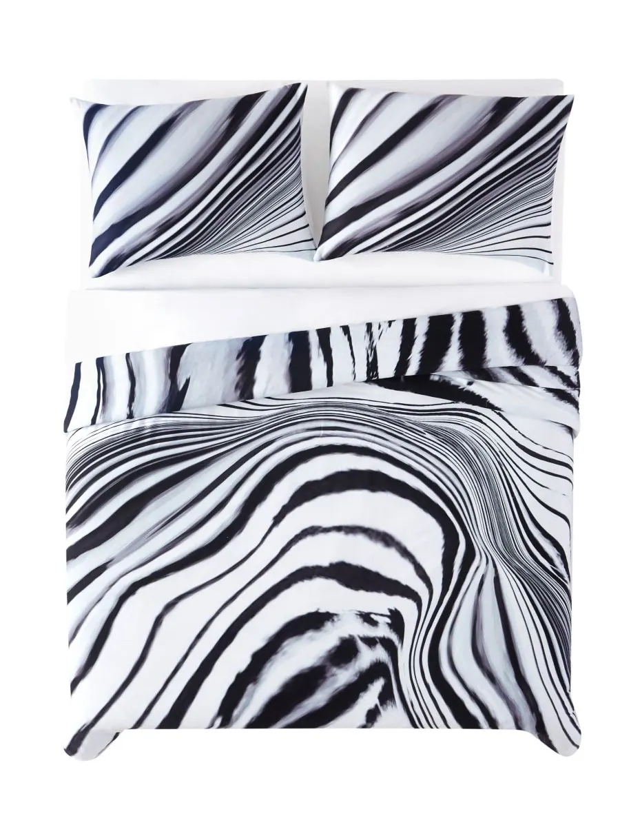 Комплект постельного белья Muse из 2 предметов, размер Twin XL Vince Camuto Home — изображение 3 из 4, черный