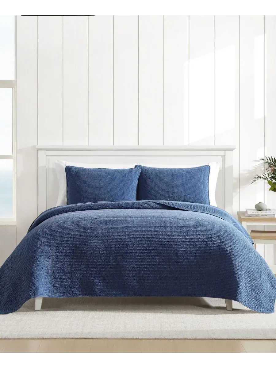 Комплект постельного белья Seashore Stitch Washed, 2 предмета, размер Twin Nautica