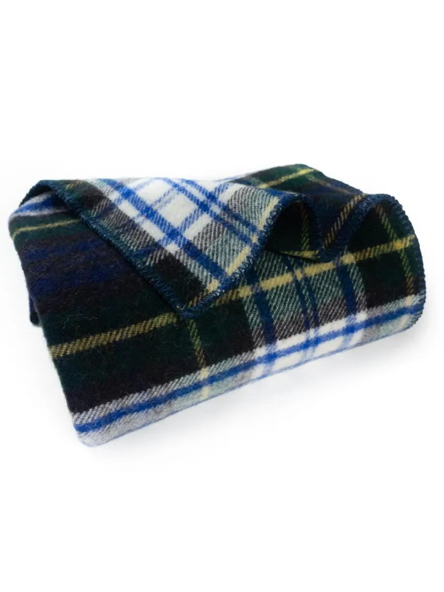 Большой плед Highland Tweeds, 59 x 80 дюймов Prince of Scots — изображение 1 из 2, синий