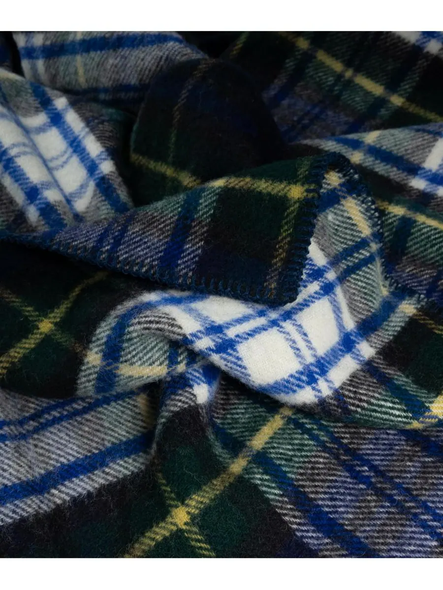 Большой плед Highland Tweeds, 59 x 80 дюймов Prince of Scots — изображение 2 из 2, синий
