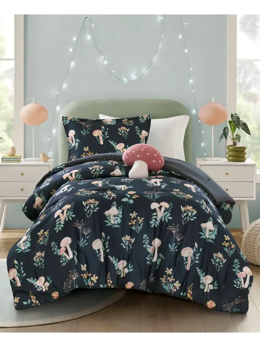 Комплект постельного белья Gwen Mushroom Garden Floral, 3 предмета, размер Twin/Twin XL Intelligent — изображение 1 из 10