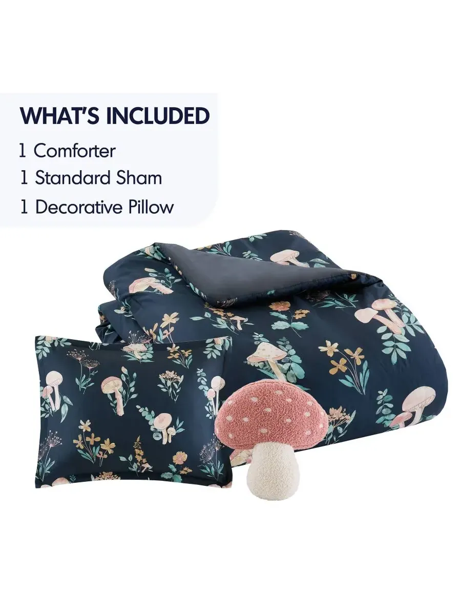 Комплект постельного белья Gwen Mushroom Garden Floral, 3 предмета, размер Twin/Twin XL Intelligent — изображение 6 из 10