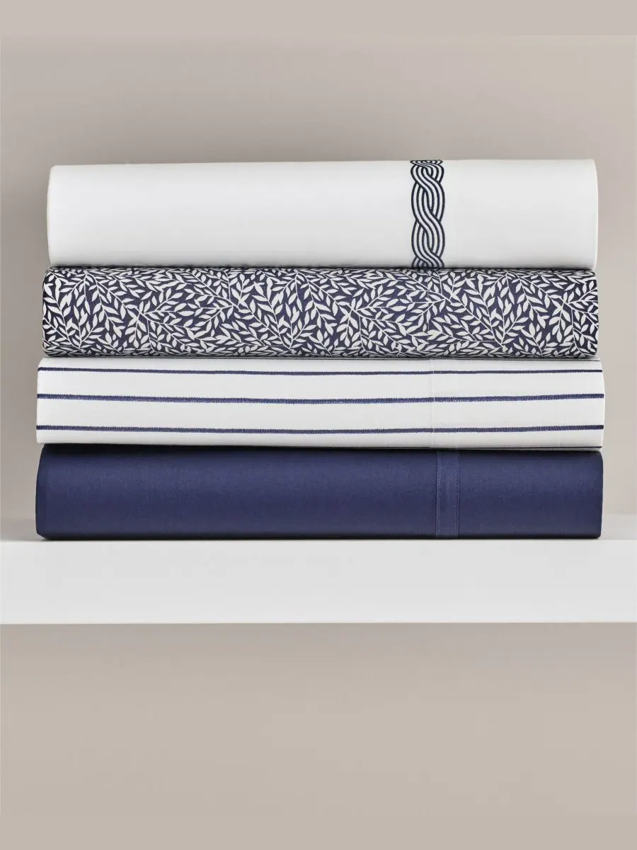 Комплект постельного белья Spencer Cable Embroidery, 4 предмета, размер California King Lauren — изображение 3 из 8