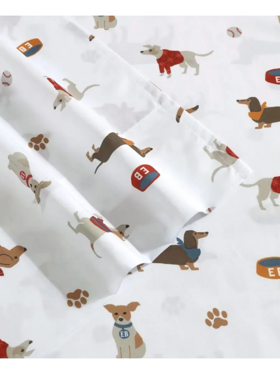 Комплект постельного белья Buddy And Friends из микрофибры, 4 предмета, размер Queen Eddie Bauer — изображение 3 из 6