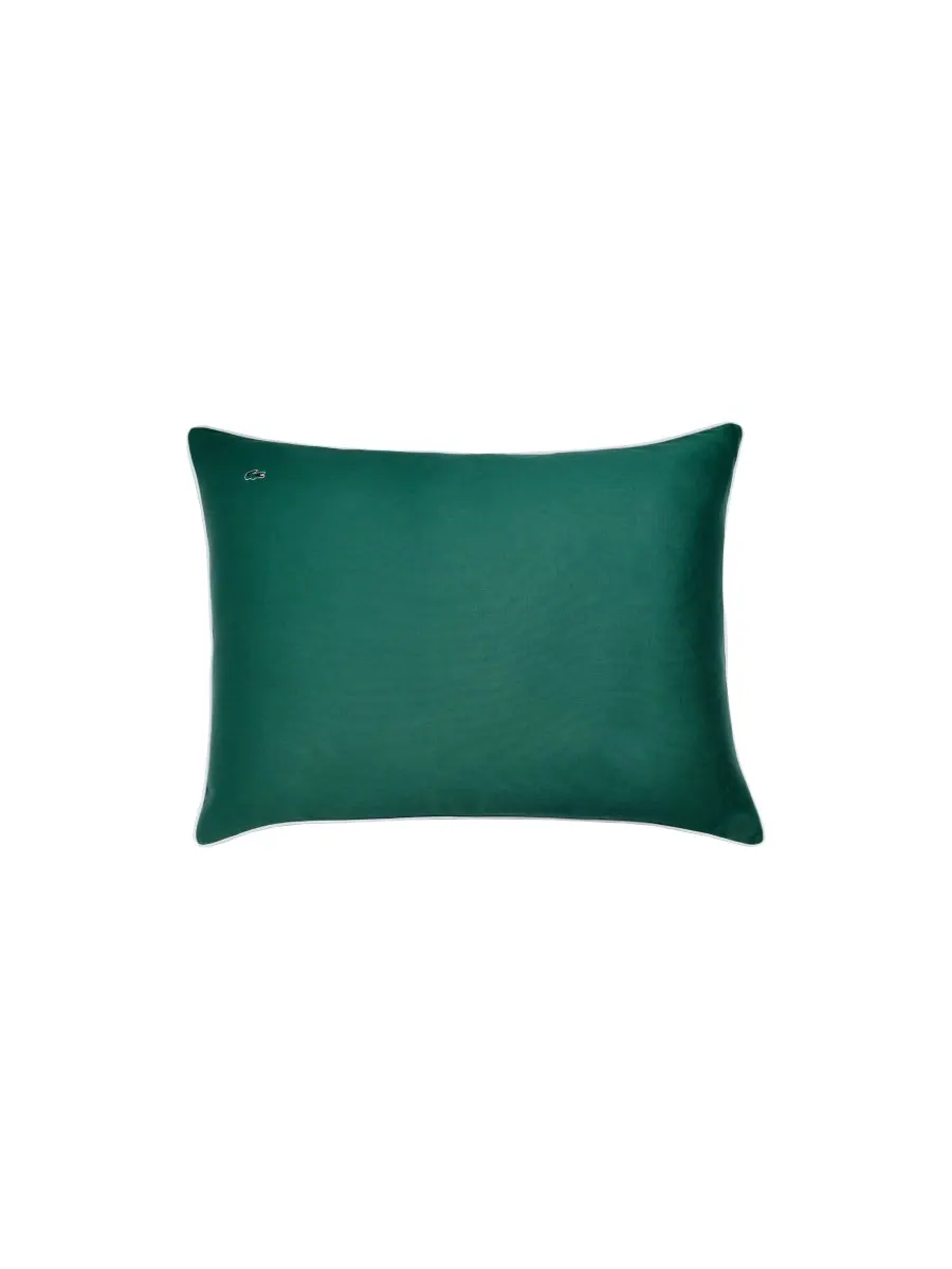 Комплект постельного белья Lacoste Tiebreak Solid из 2 предметов, размер Twin Lacoste Home — изображение 4 из 9, зеленый