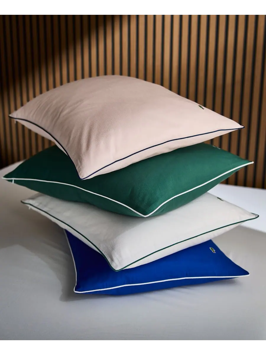 Комплект постельного белья Lacoste Tiebreak Solid из 2 предметов, размер Twin Lacoste Home — изображение 7 из 9, синий