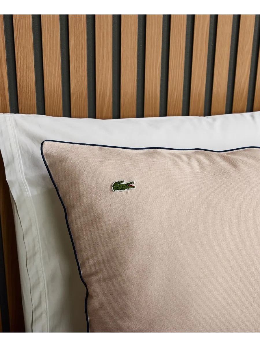 Комплект постельного белья Lacoste Tiebreak Solid из 2 предметов, размер Twin Lacoste Home — изображение 9 из 9, розовый