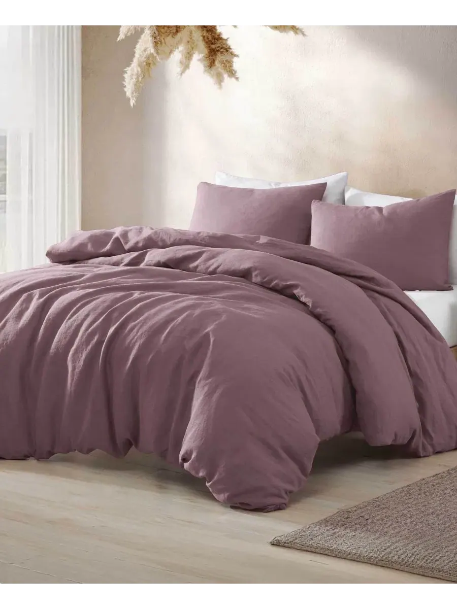 Комплект пододеяльников Logan Cotton 4-предметный, Queen Riverbrook Home — изображение 1 из 7, фиг