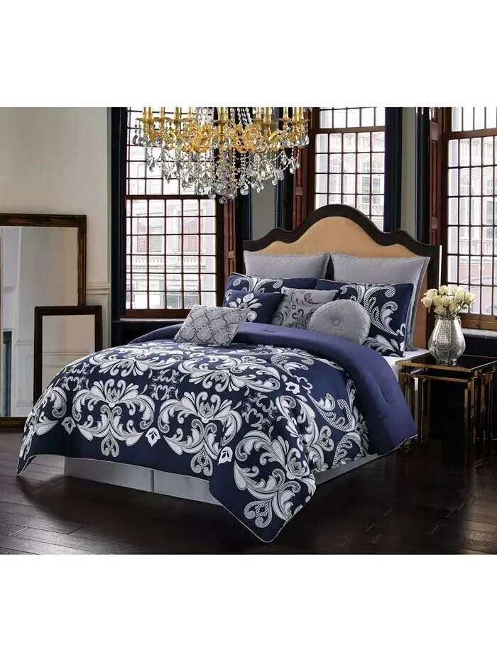 Комплект одеял Dolce King из 10 предметов Style 212 — синий