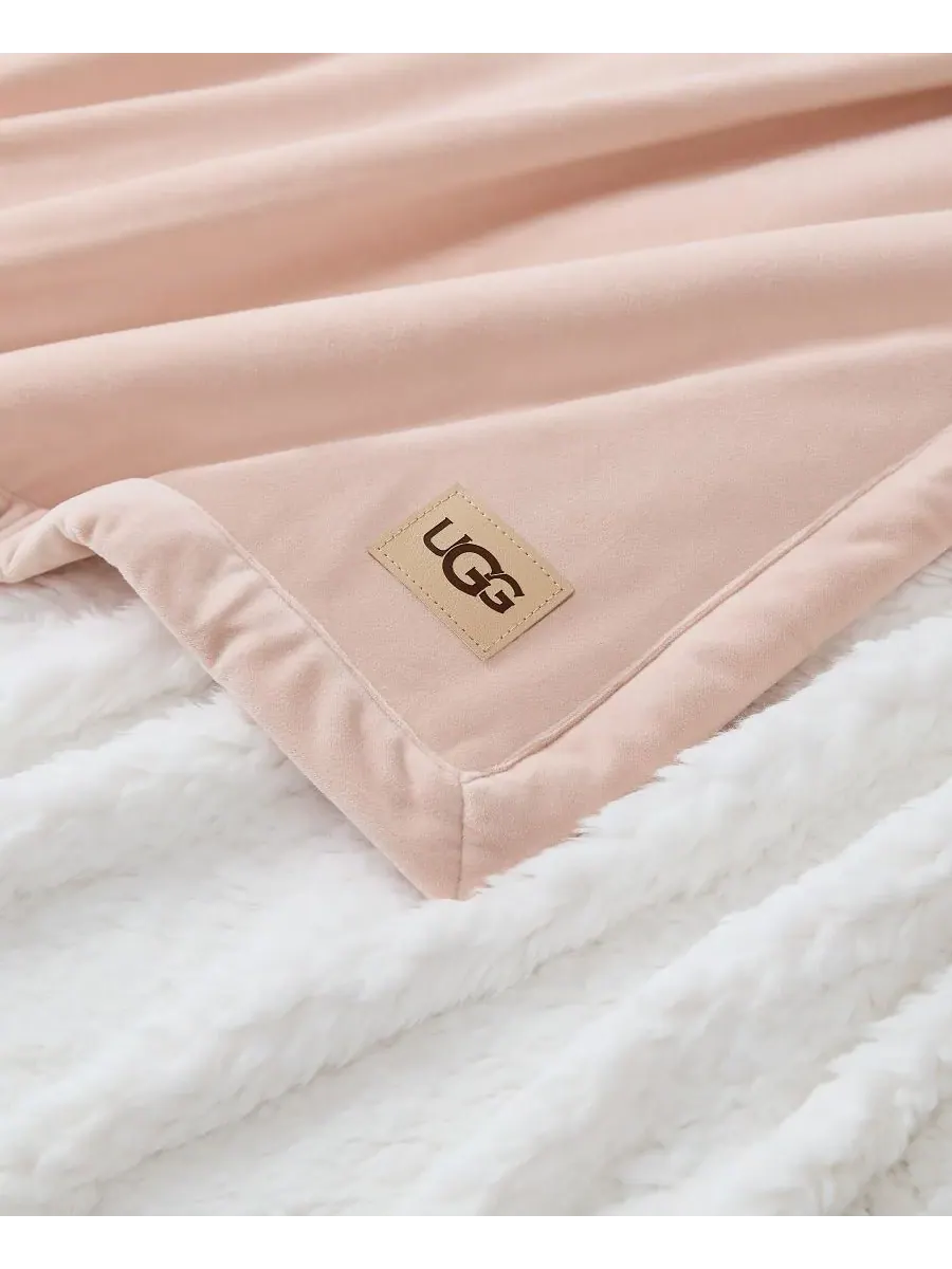 Плед из искусственного меха Bliss, 127 x 178 см Ugg — изображение 2 из 4, серый