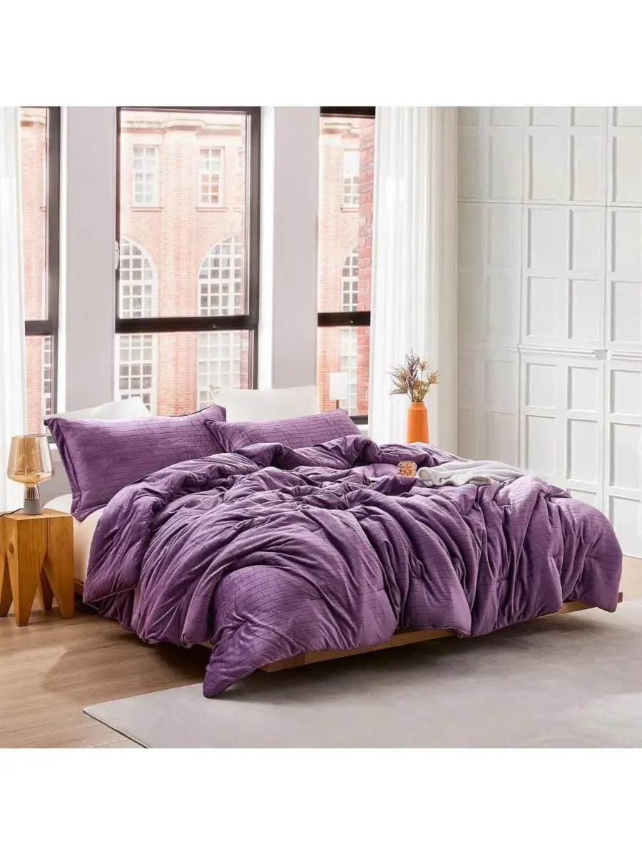 Комплект постельного белья Oversized Comforter Set Coma Inducer — изображение 1 из 4, фиолетовый