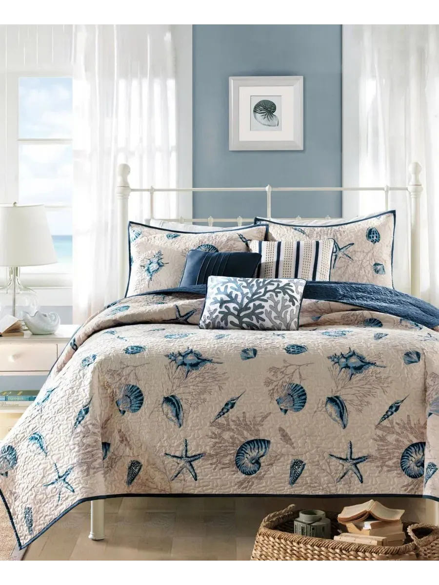 Комплект стеганого покрывала Bayside из 6 предметов, размер Full/Queen Madison Park