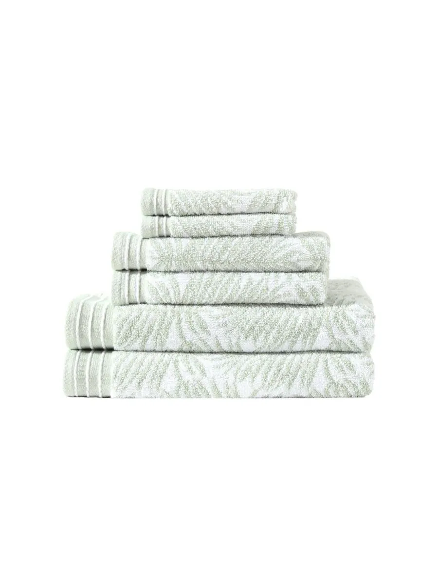 Набор махровых хлопковых полотенец Linear Palms Tommy Bahama