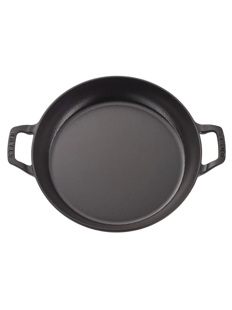 Жаровня Staub Braiser со стеклянной крышкой, 30 см, 3.4 л — изображение 3 из 6, графитовый серый