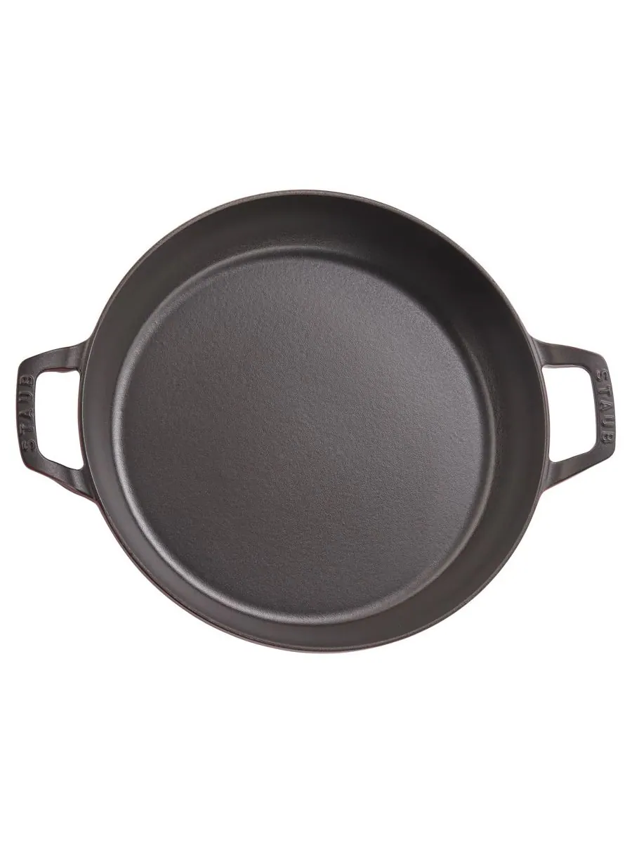 Жаровня Staub Braiser со стеклянной крышкой, 30 см, 3.4 л, гранатовый — изображение 2 из 6, гренадин