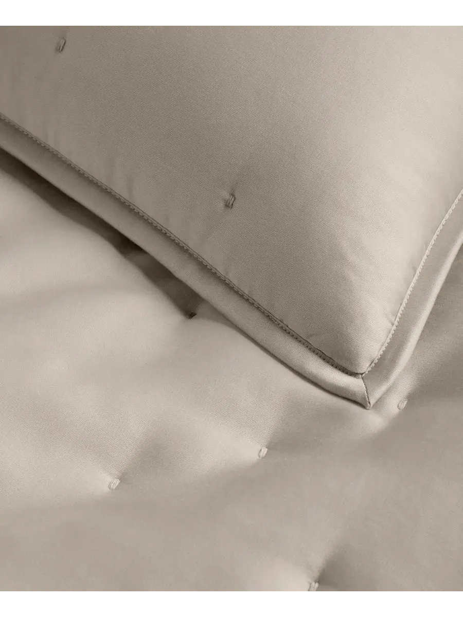 Покрывало-комплект из лиоцелла, 3 предмета, King Hotel Collection — изображение 4 из 8, бежевый