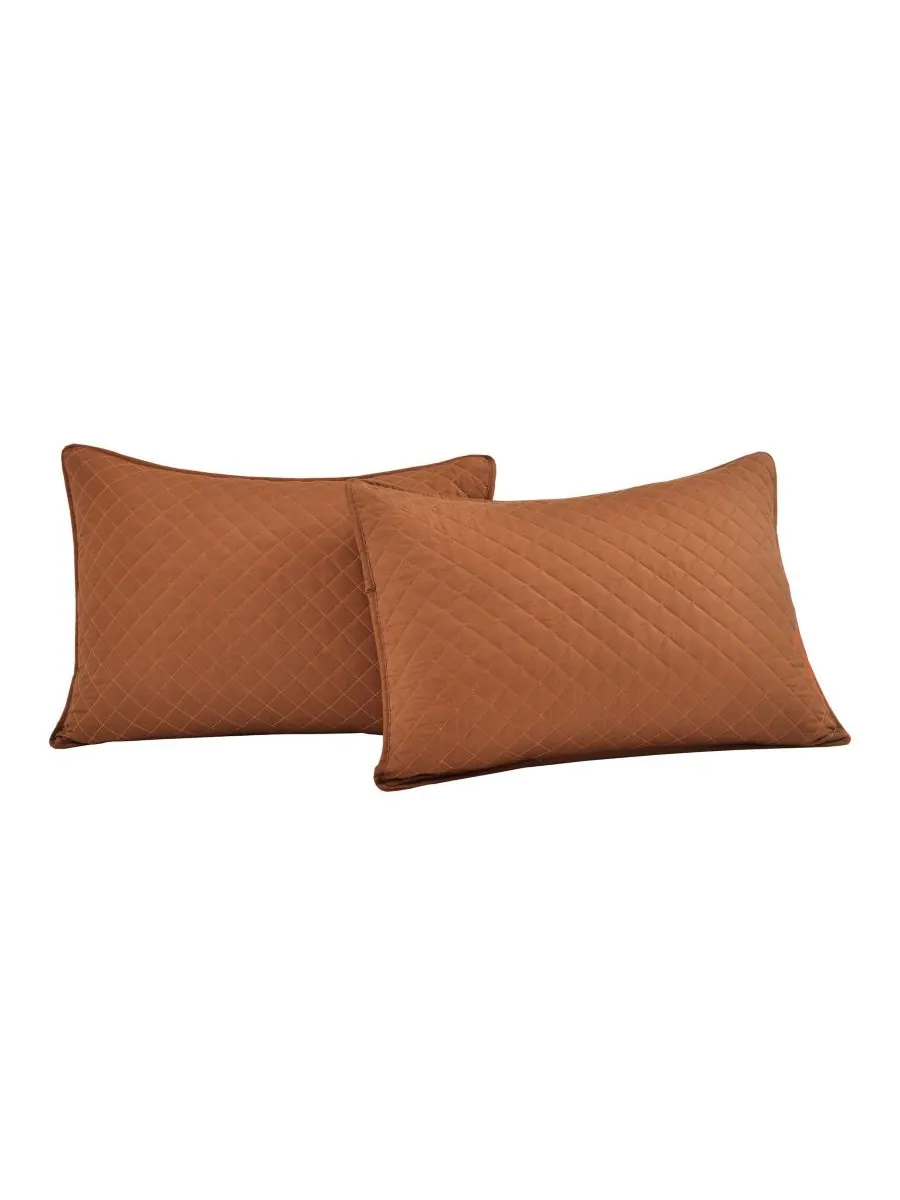 Комплект постельного белья Ava Cotton из 3 предметов, размер King Lush Decor — изображение 3 из 9, красный