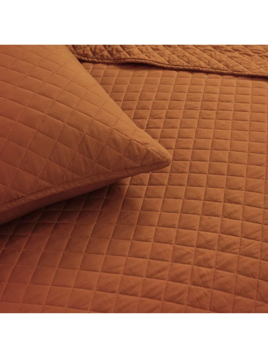 Комплект постельного белья Ava Cotton из 3 предметов, размер King Lush Decor — изображение 4 из 9, красный