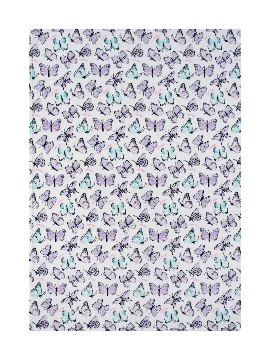 Детский плюшевый плед, 127 x 178 см Juicy Couture, Flutters Lavender — изображение 3 из 6