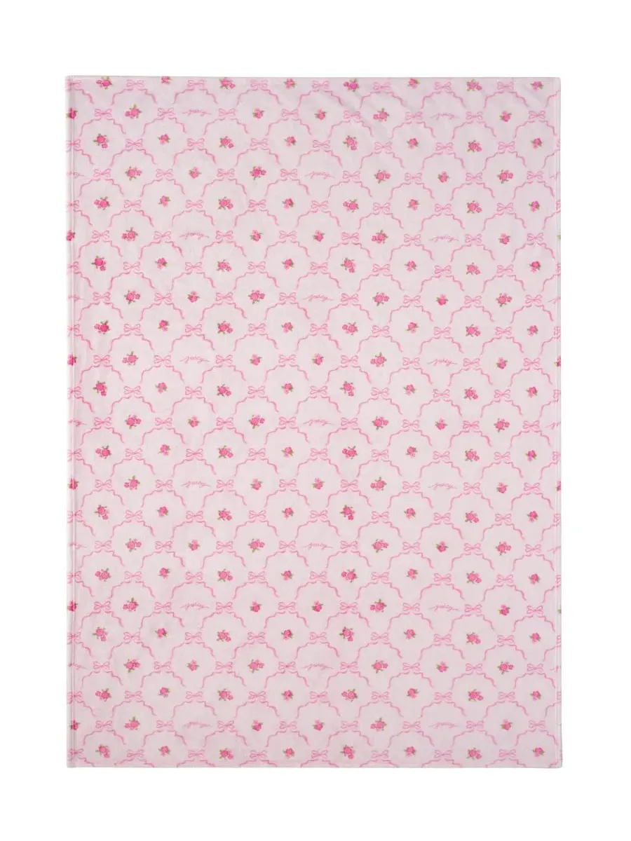 Детский плюшевый плед, 127 x 178 см Juicy Couture — изображение 3 из 6, розовый