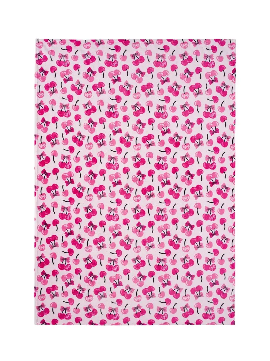 Детский плюшевый плед, 127 x 178 см Juicy Couture — изображение 4 из 5, розовый