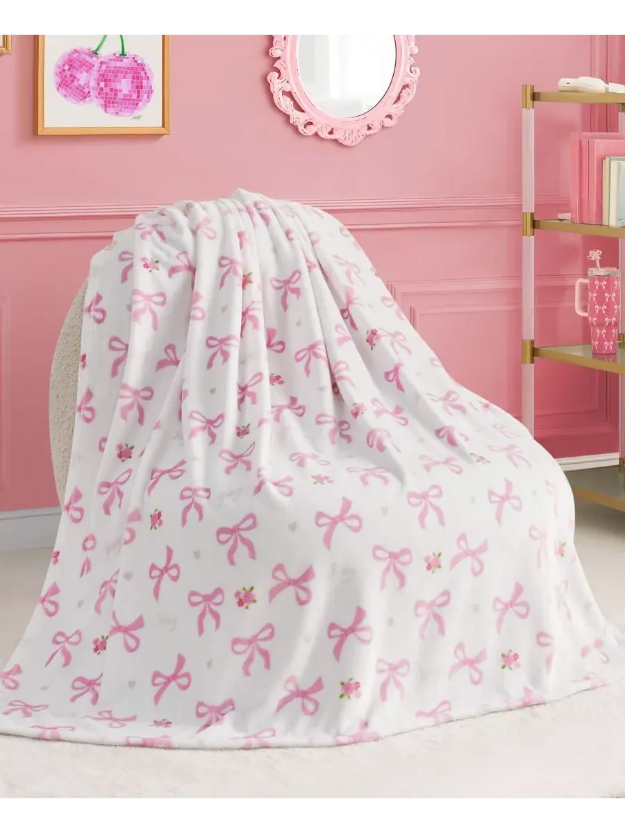 Детский плюшевый плед, 127 x 178 см Juicy Couture — изображение 1 из 5, белый