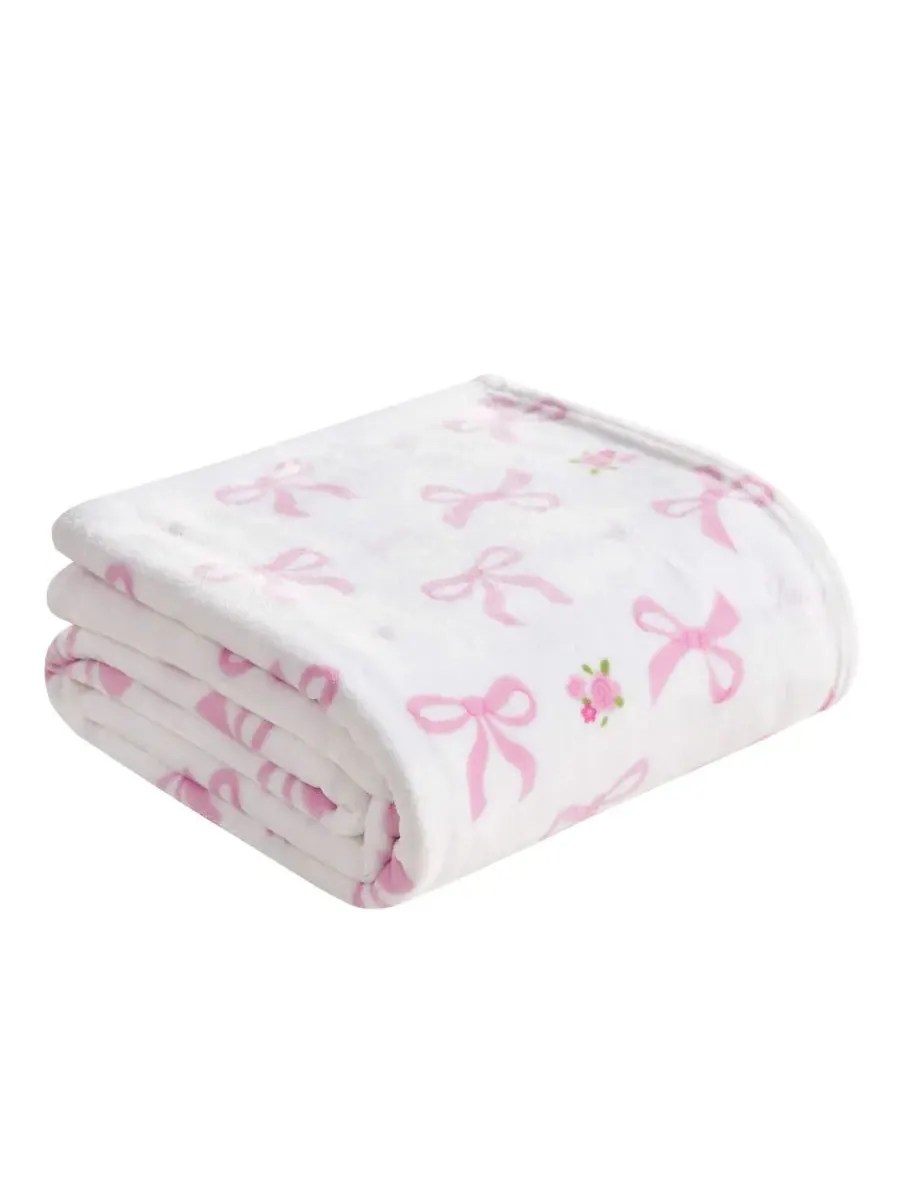 Детский плюшевый плед, 127 x 178 см Juicy Couture — изображение 5 из 5, белый