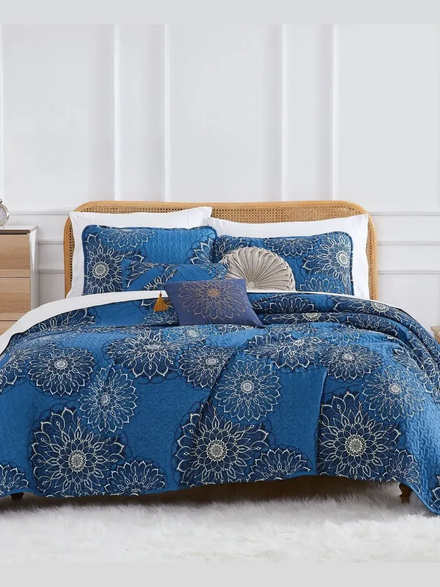 Комплект постельного белья Midnight Floral из 6 предметов, размер King/California King Southshore