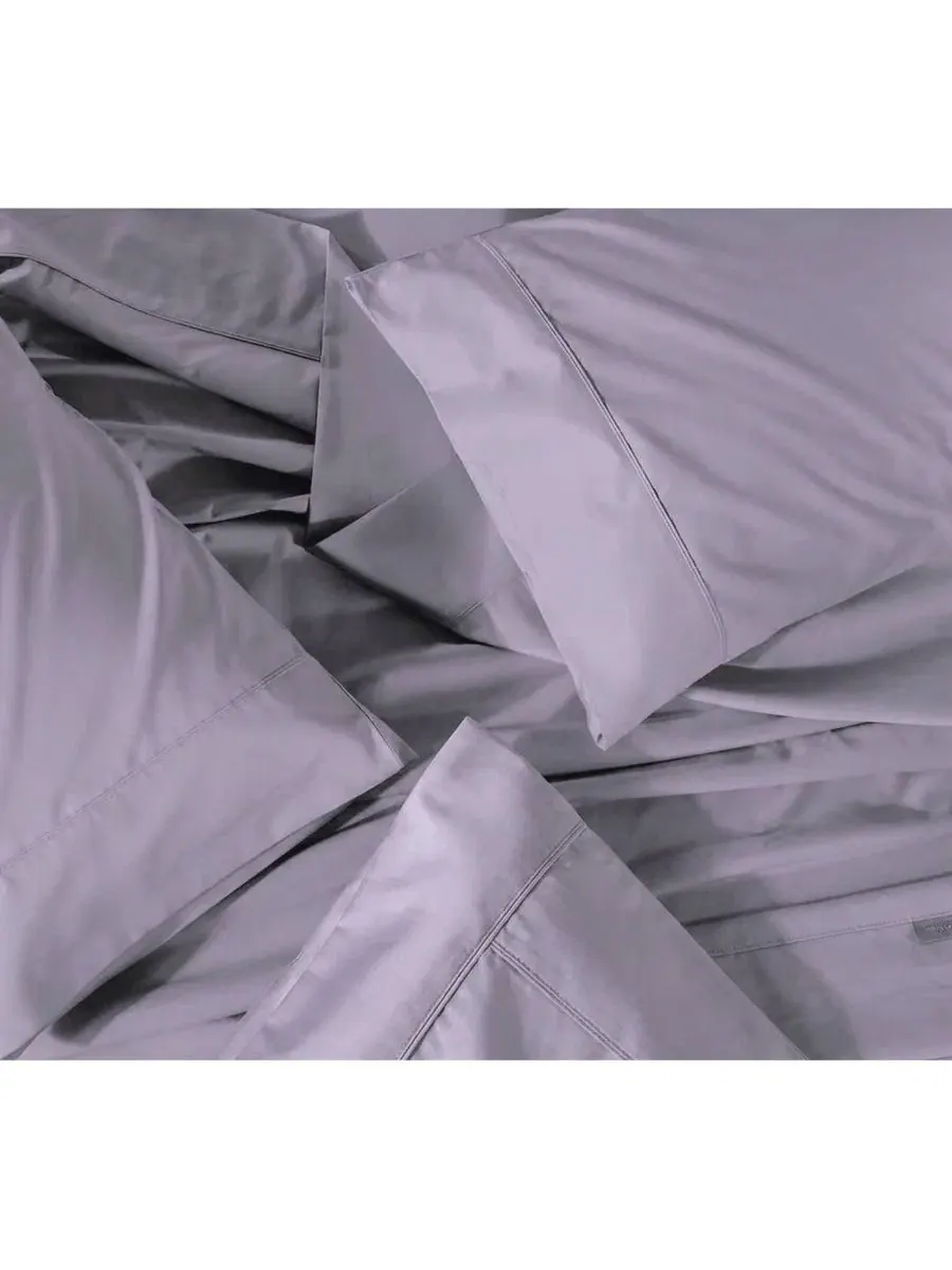 Комплект постельного белья из перкаля Cool and Crisp Percale Cotton Sheet Set Egyptian Linens — изображение 2 из 3