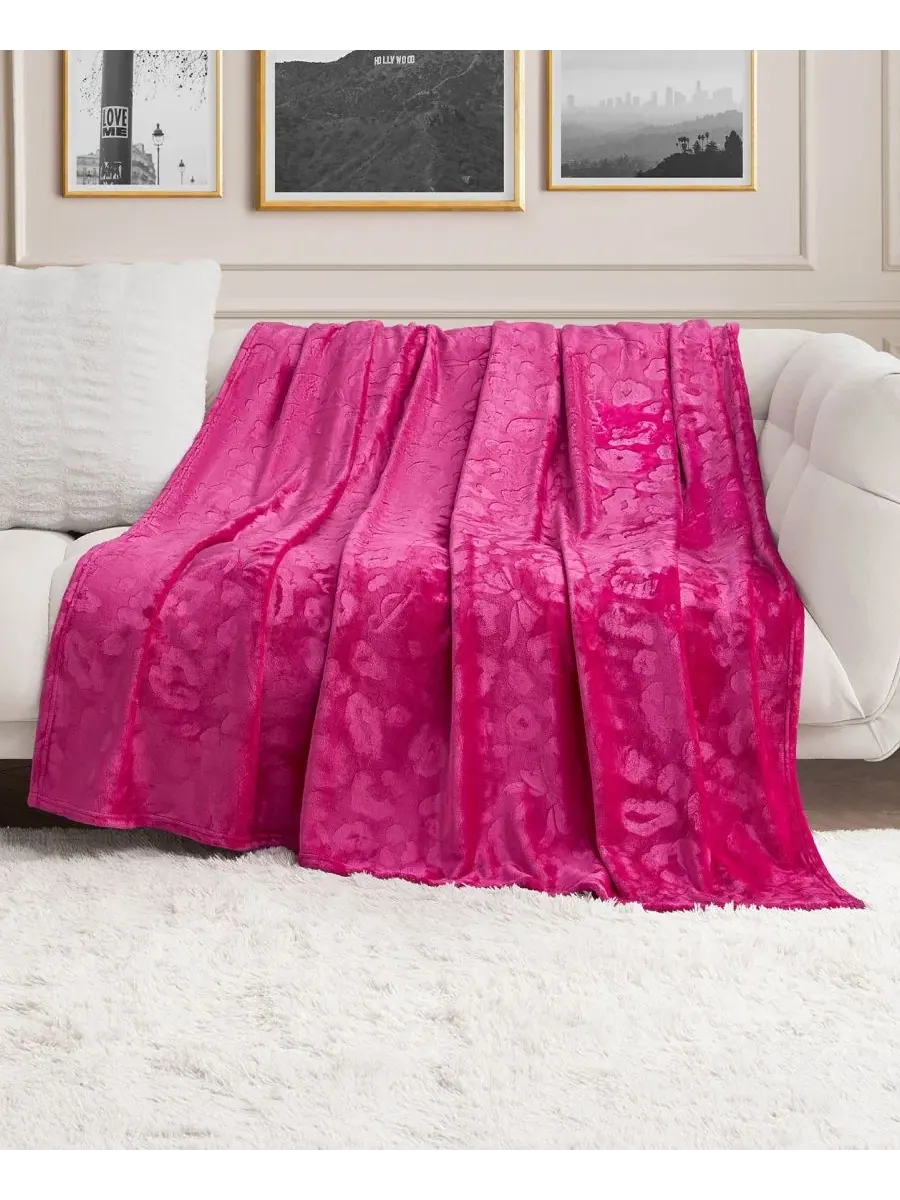 Плед 152 см x 229 см с тиснением Juicy Couture