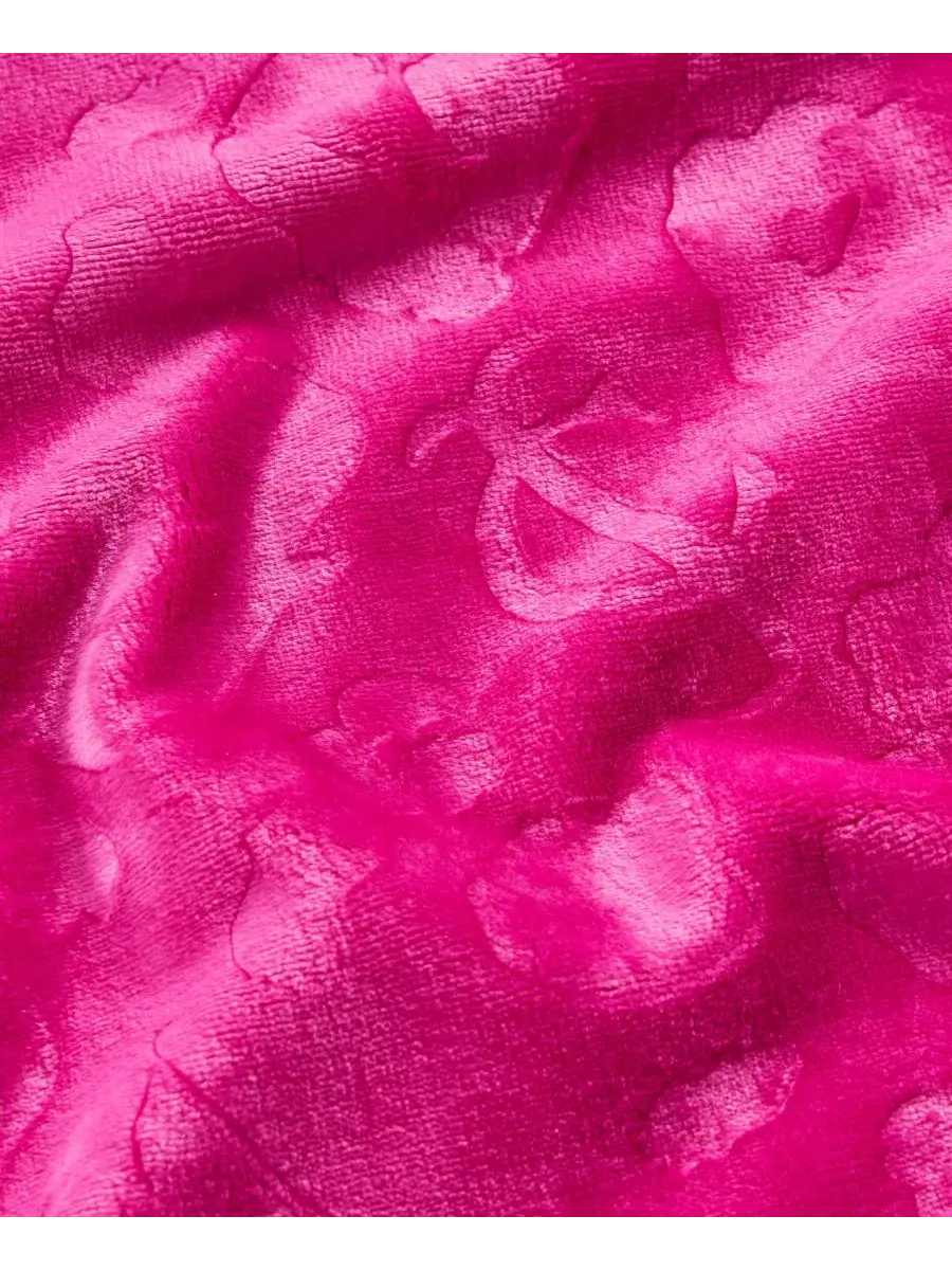 Плед 152 см x 229 см с тиснением Juicy Couture — изображение 3 из 7, розовый