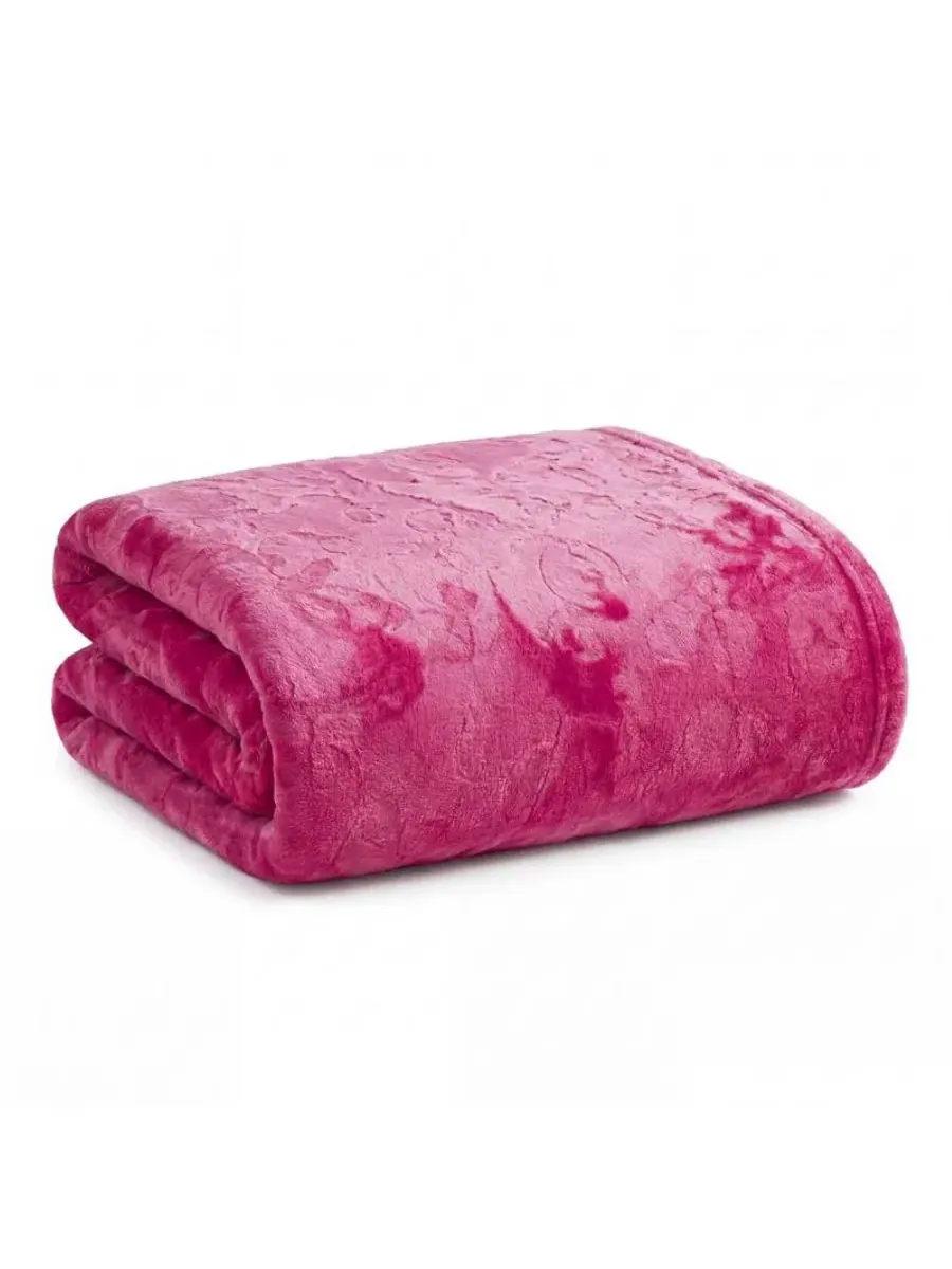 Плед 152 см x 229 см с тиснением Juicy Couture — изображение 6 из 7, розовый