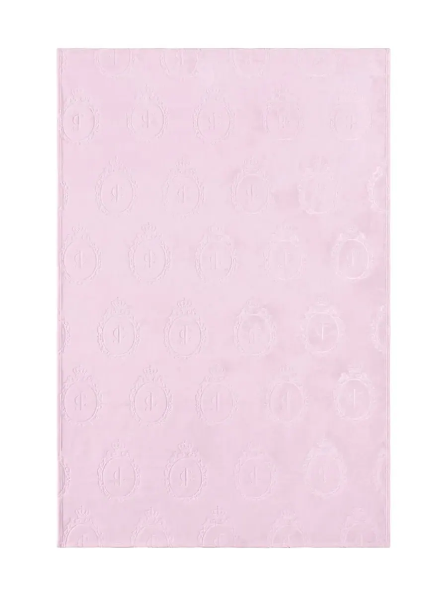 Плед флисовый с тисненым узором, 152 x 229 см Juicy Couture — изображение 5 из 7, винтажный розовый