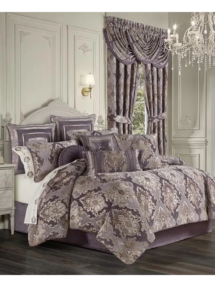 Комплект одеял Dominique из 4 предметов, California King Five Queens Court — фиолетовый