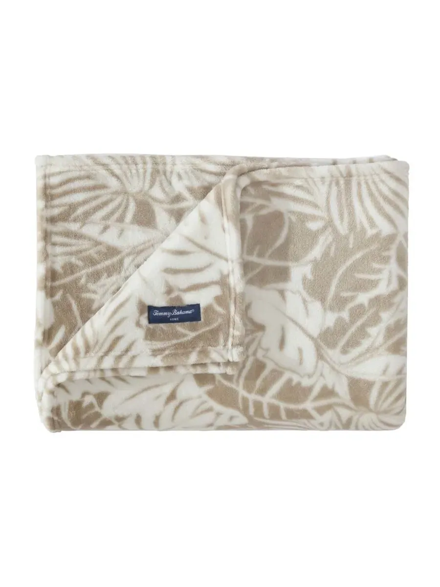 Ультрамягкий плюшевый флисовый плед, 178 x 127 см Tommy Bahama Home