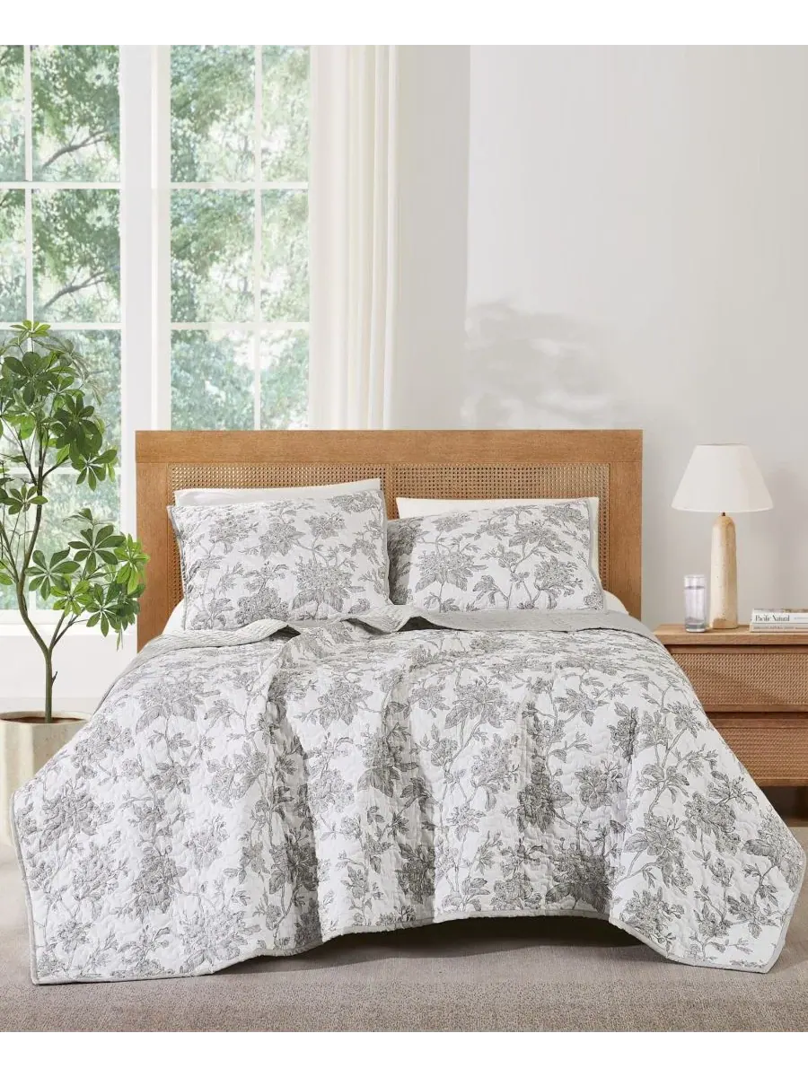 Покрывало Mila Floral 2-предметный комплект, Twin/Twin XL Brooklyn Loom