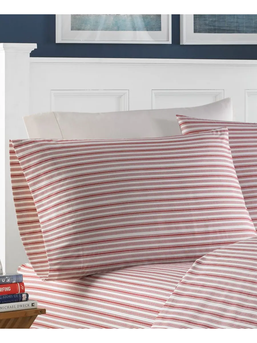 Комплект постельного белья coleridge stripe из хлопкового перкаля, 4 предмета, размер queen. Nautica — изображение 2 из 3