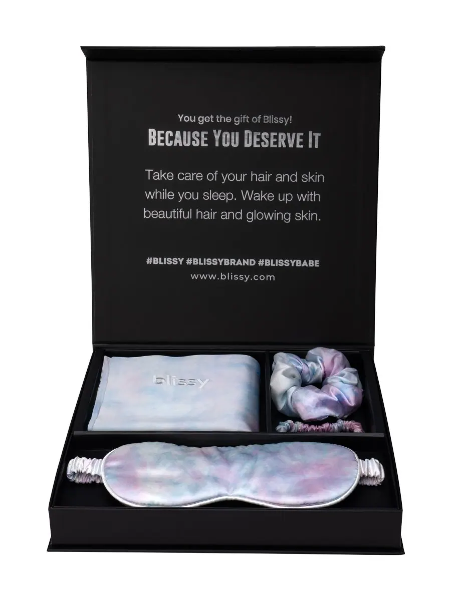 Комплект постельного белья Pure Silk Dream из 4 предметов, размер King BLISSY — изображение 1 из 3, мульти