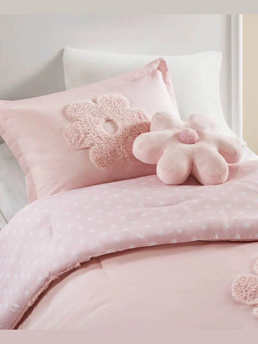 Комплект постельного белья Intelligent Design Gracie Floral Reversible из 3 предметов, размер Twin — изображение 4 из 7