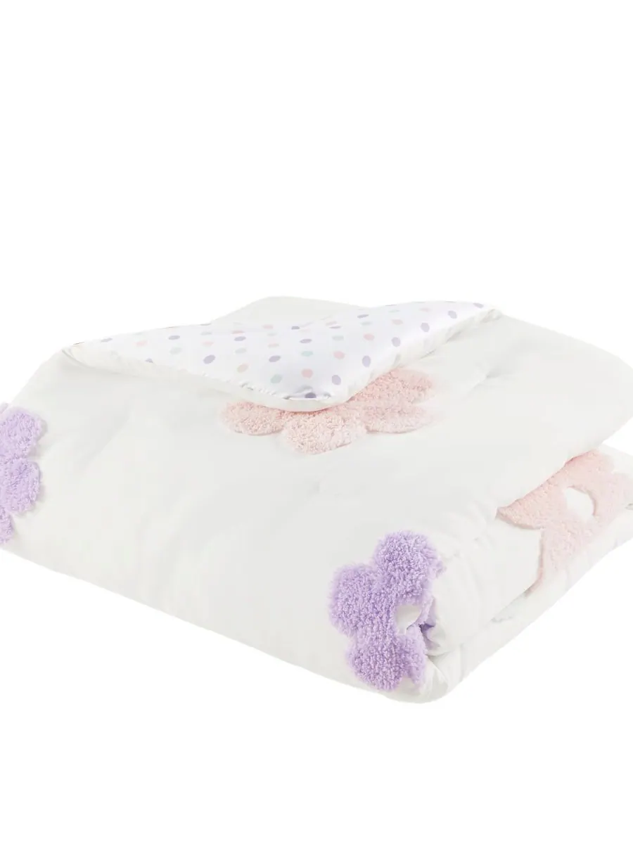 Комплект постельного белья Intelligent Design Gracie Floral Reversible из 3 предметов, размер Twin — изображение 9 из 10